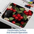 thumbnail image 6 of Cherry Square Non-Slip Rubber Bottom Printed Desk Mat Mousepad for Office and Gaming - 8.3x9.8 Inch, 6 of 6