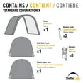 thumbnail image 4 of ShelterLogic Replacement Cover Garage-in-a-Box 12 x 20 x 8 Ft Gray (Cover Only, No Frame), 4 of 5