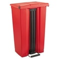 thumbnail image 3 of Rubbermaid Polyethylene Step Trash Can Red 23 gal. (FG614600RED), 3 of 4