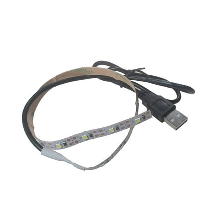

iOPQO LED light 5V USB 2835 30CM/18SMD LED Strip Light TV Back Lamp Warm Light USB 30cm Light Bar Whiteboard White A