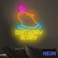 thumbnail image 5 of Handmadetneonsign Don't Worry Be Capy Neon Sign, Capybara Led Sign, Animal Lover Gift, Cute Capybara Wall Decor 82569, 5 of 5
