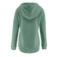 thumbnail image 3 of Deals,GA WEIHUA Hoodies Women Pullover Floral Striped Sweatshirt Striped Long Sleeve Sweatshirts Loose Lightweight Sweater Clothes(Green,XXL), 3 of 7