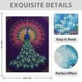 thumbnail image 3 of Diamond Art Kits for Adults - 5d Colorful Peacock Embroidery Design Diamond Painting for Adults, Diamond Art for Adults Beginners, Diamond Painting Kits for Adults for Home Wall Decor, 3 of 7
