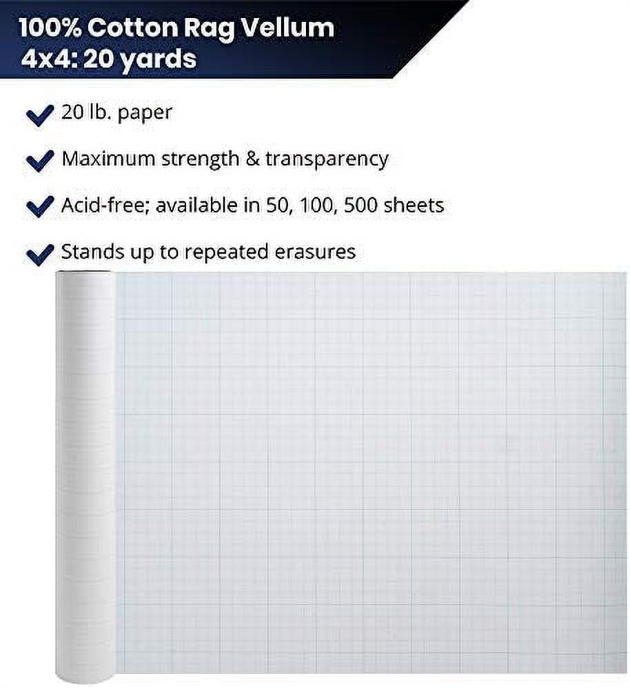 Professional 100% Cotton Rag Paper Vellum