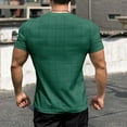 thumbnail image 5 of Men's Muscle Fit Workout T Shirt Athletic Training Top Gym Running Basketball Performance Activewear Short Sleeve Tee Men's Tops T-Shirt Casual Crew Neck Loose, 5 of 5