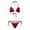 Red, variant on ZQUUVOU Women's Bikini Set Tummy Control Casual Bikini Swimsuit (Burgundy,S)