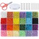 thumbnail image 1 of Kit de cuentas que incluye cuentas de semillas de vidrio cuentas de letras del alfabeto para pulsera fabricación de joyas accesorios artesanales brillar Hogar, 1 of 4