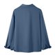 thumbnail image 3 of Camisas s Para Hombre Manga Corta Camisa suelta informal de talla grande para hombre Camisa con cuello vuelto Camisa de manga larga (Blue, XL), 3 of 5