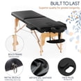 thumbnail image 2 of VIRRMO Massage Table Portable with Neck Stretcher, 84 inch Massage Bed Adjustable Lash Bed Massage Bed Tattoo Table for Eyelash Extensions Beauty Tattoo, 2 of 9