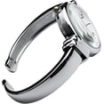 thumbnail image 3 of Blekon Collections Japanese Quartz Women's Easy to Read Round 31mm Case Metal Cuff Bangle Watch, 3 of 5