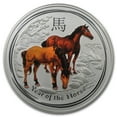 thumbnail image 2 of 2014 1 kilo Silver Lunar Horse SP-70 NGC (Gemstone Eye), 2 of 4