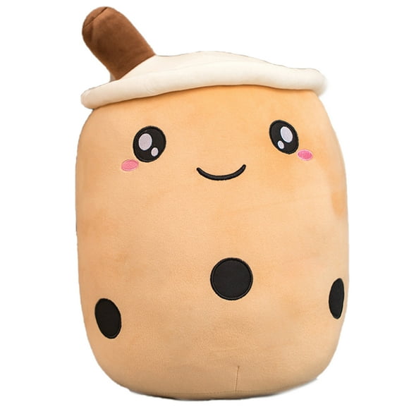 24cm/ 35cm Bubble Tea Plush Toy Stuffed Milk Tea Soft Doll Tea Cup Pillow Cushion Kids Toys Birthday Gift