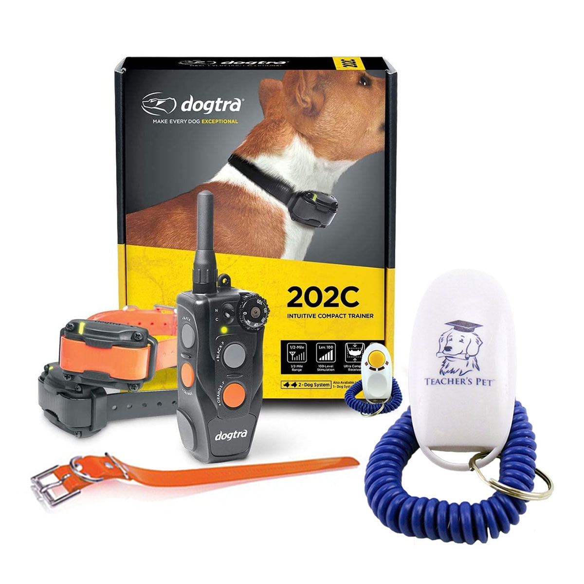 Dogtra 202C 2Dog Remote Dog Training Collar System 1/2 Mile Range