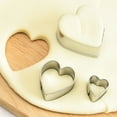 thumbnail image 7 of SPRING PARK Mini Cookie Cutter Shapes Set - 24 Small Molds to Cut Out Pastry Dough, Pie Crust Fruit - Tiny Stainless Steel Metal Stamps Cut Fondant Mold, 7 of 7