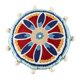 thumbnail image 2 of Mandala decorativa Funda de almohada 45cm no incluido Mandala Meditación rojo azul Gloria Funda Cojín Mandala, 2 of 9