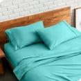thumbnail image 3 of Bare Home Pillowcase Set - Premium 1800 Collection - Double Brushed - Ultra Soft - Standard Size, Turquoise, 2 Count, 3 of 8