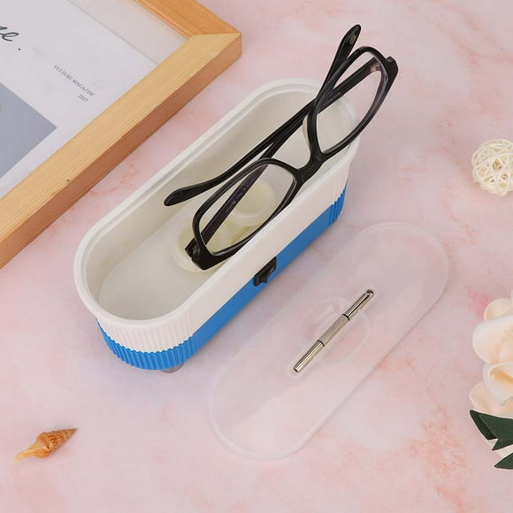Limpiador ultrasónico de lentes de contacto, máquina de limpieza ultrasónica portátil, máquina de limpieza de anteojos ópticos, limpiador de anteojos de contacto, claridad notable