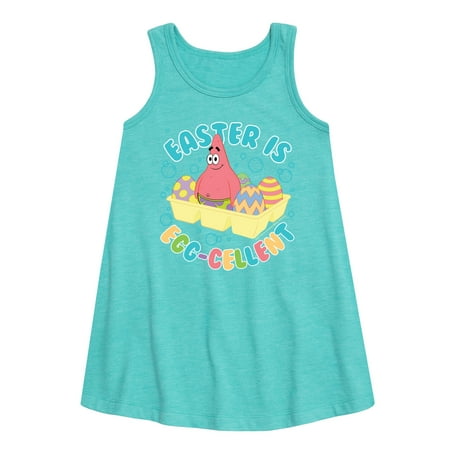 

SpongeBob Squarepants - Easter Is Egg - Toddler and Youth Girls A-line Dress