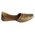 thumbnail image 4 of Mens Punjabi Jutti Sherwani Shoes Copper Cut Work Zari Khussa Shoes Ethnic Designer Footwear US 11.5/ EURO 45.5, 4 of 5