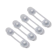 Toolix Clearance Bathroom Faucet under $6 Children Security Locks Transparent Cupboard Door Lock Multi-Purpose Latches For Cabinets Drawers Refrigerators