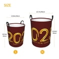thumbnail image 3 of Fuzoiu 2025 New Year 4 Print Circular Hamper,Laundry Basket with Handle,Collapsible Laundry,Dirty Clothes Storage Basket,for Bedroom Bathroom Dorm Living Room-Small, 3 of 6
