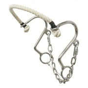 Showman Stainless Steel Rope Nose "Little S" Hackamore Bit