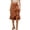 Brown, variant on Skirts for Women Elegant High Waist Skirt with Asymmetric Hemline Flowy Layered Design Soft Casual Womens Midi Skirt Beige L