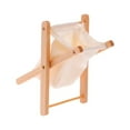 thumbnail image 1 of Vogacara Mini cesto de ropa para la casa, juego de muebles a escala 1/12 en miniatura, organizador plegable realista, decoración de baño para Muebles de casa de muñecas Color de la madera, 1 of 6
