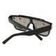 thumbnail image 4 of Impresión de estrellas, gafas de sol ovaladas retro para hombres y mujeres, lente estilo capitán pirata Johnny Depp, 4 of 5