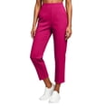 thumbnail image 2 of BUIGTTKLOP Women's Golf Pants High Waist Straight Leg Dress Pants Slim Fit Stretch Ankle Length Business Casual Work Pants, 2 of 8