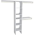 thumbnail image 2 of ClosetMaid 4567 Modular Closet Storage Shelf and Hang Rod Kit- White, 2 of 4