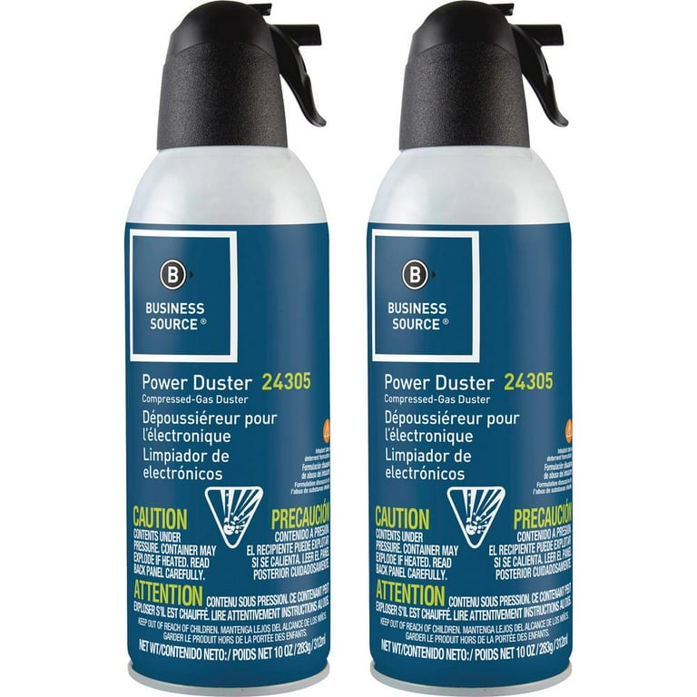 Business Source Power Duster - 10 oz - Moisture-free, Ozone-safe - 6 / Pack - Multi Business Source Power Duster - 10 oz - Moisture-free, Ozone-safe - 6 / Pack - Multi