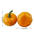 thumbnail image 3 of pitrice Halloween Simulation Pumpkins Small Foam Mini DIY Artificial Pumpkin Home Party Decor 16Pcs, 3 of 8