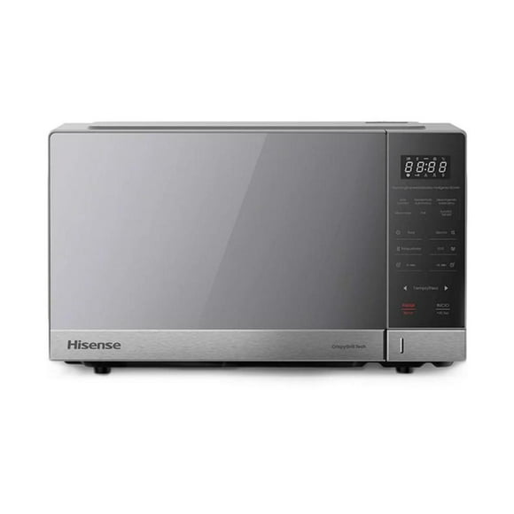 Horno de Microondas Hisense 1.1 Pies Cúbicos Silver HMMG3010SMG con Grill