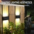 thumbnail image 4 of SATRINO Outdoor Wall Light 6500K Up and Down Square LED Modern Wall Sconce Adjustable Black Porch Light IP65 Waterproof Aluminum Exterior Fixture for,Stair,Garage,Patio,Garden (2 Pack), 4 of 8