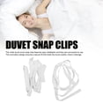 thumbnail image 3 of Duvet Snap Clips, Sturdy Duvet Cover Snaps White  for Duvet Cover, 3 of 7