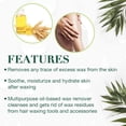 thumbnail image 4 of Clean + Easy After Wax Remover Oil with Wheat Germ, Post Wax Cleanser for Skin and Wax Residue, 5 Oz, 4 of 6