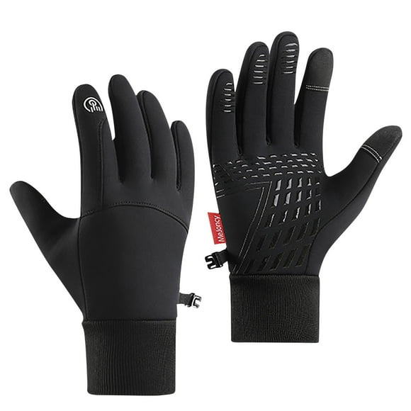YOUSNH Gants de Ski pour Hommes et Femmes Hiver Écran Coupe-Vent Plus Épais Sports Cyclisme Chauds Gants Coupe-Vent pour Femmes BK1 TG