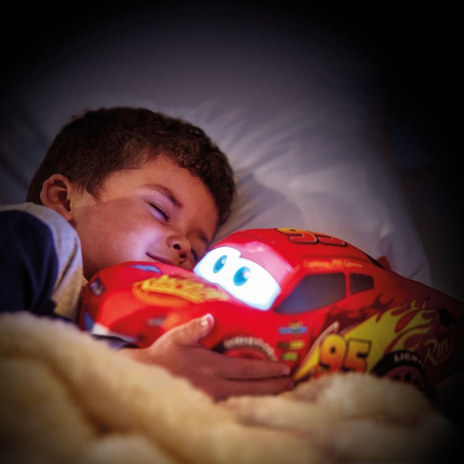 Lightning mcqueen go glow light hotsell