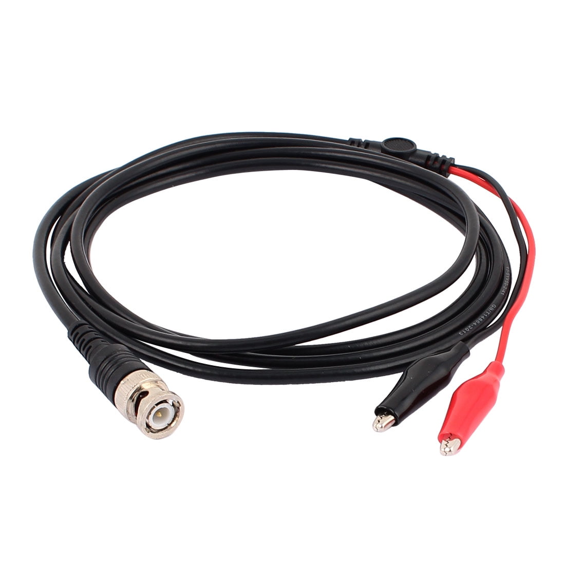 BNC Male Plug to Dual Alligator Clip Oscilloscope Test Probe Lead Cable 500V 5A 