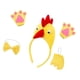 thumbnail image 4 of Disfraz de pollo 3D para niñas, accesorios de cosplay novedosos, vestido elegante para Cola amarilla amarilla, 4 of 9
