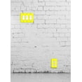 thumbnail image 4 of WIRESTER 3-Gang Decorator Light Switch Plate/Wall Plate Cover, Solid Bright Yellow, 4 of 6