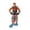 Orange2, variant on Miniature Swimmers Toy Figures Set Diver Models People Figurines Desktop Ornament Decoration, 13 cm, Black