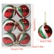 thumbnail image 3 of Fiudx Adornos Navideños, Plástico Irritante, Adornos de Árbol de Navidad, Fiestas En Casa, Reuniones Familiares, Seguros para Niños, 6 Cm de Diámetro., 3 of 4