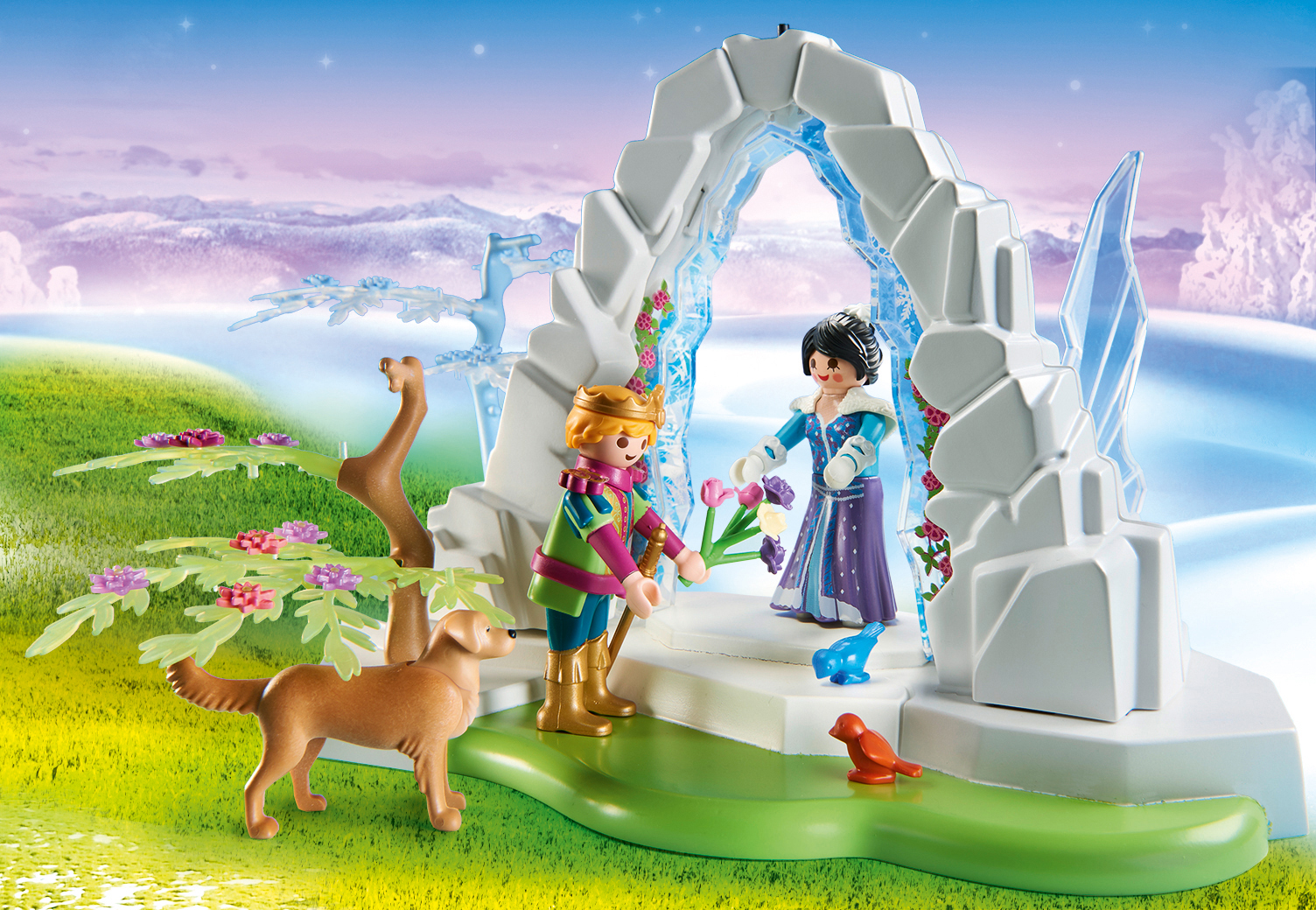 PLAYMOBIL Crystal Gate to the Winter World Doll Playset - image 4 of 6