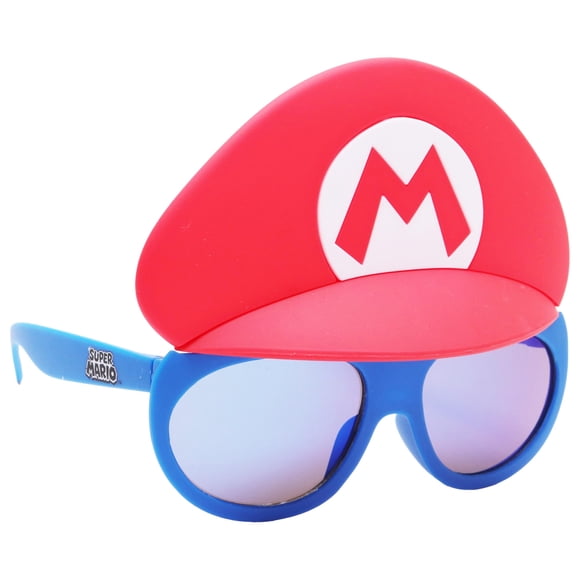 Anteojos de Sol Sun-Staches Super Mario para Niños con Protección UV400, Licencia Oficial