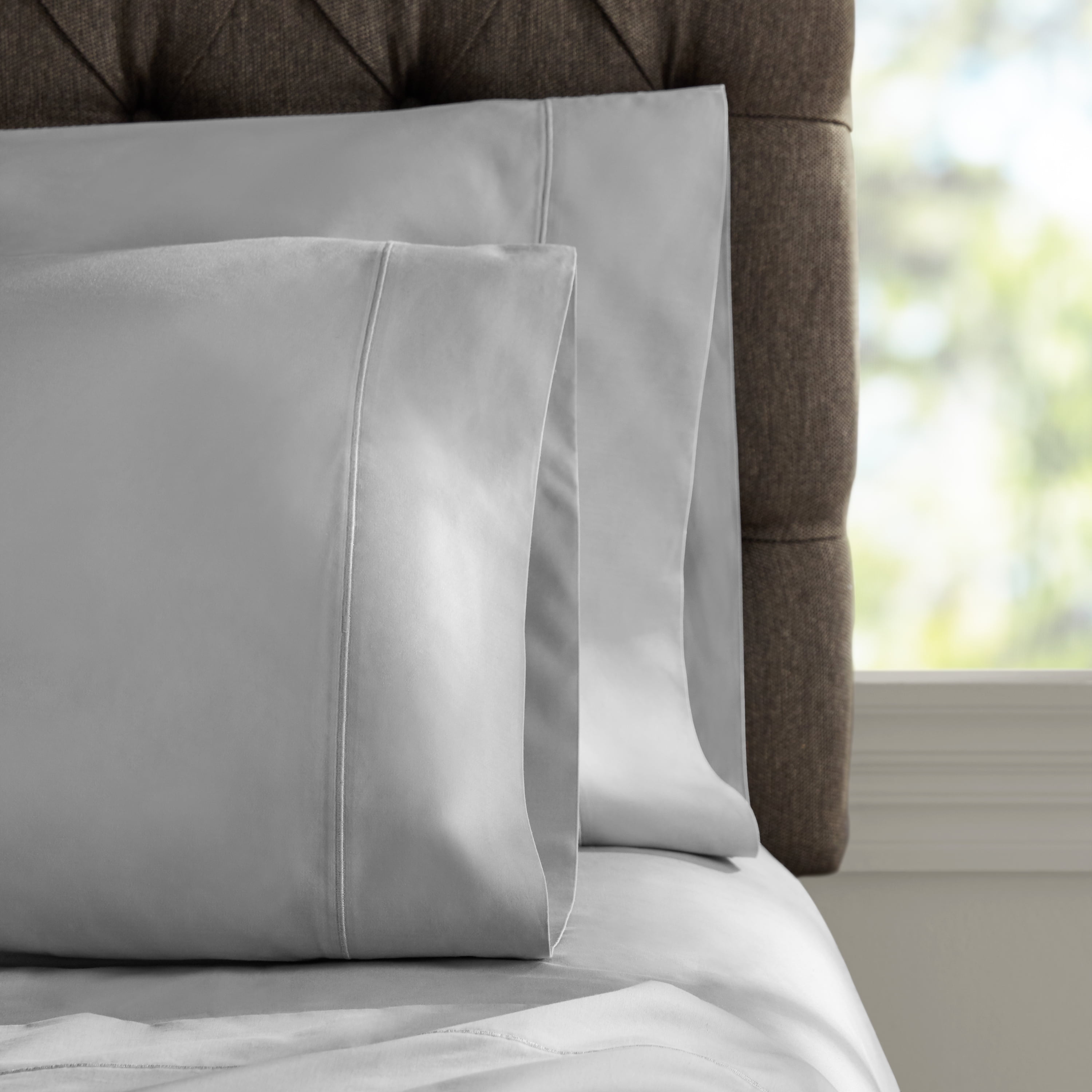Hotel Style Egyptian Cotton 1000 Thread Count Soft Silver Calking Sheet Set