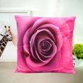 thumbnail image 4 of Pillow Cover Fashion Rose Printed Cushion Cover Square Pillowcase for Home Decor, 4 of 10