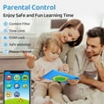 thumbnail image 4 of Tablette pour Enfants, Tablette Android 13 de 10 Pouces avec 6 Go de RAM + 64 Go de ROM + 128 Go d'Extension SD, 5000 mAh, Double Caméra, avec Contrôle Parental et Éducation des Enfants-Bleu, 4 of 7