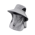 thumbnail image 1 of Sombrero de Pesca Multifuncional con Cubre Rostro Removible Plegable Nailon Transpirable y Resistente al Desgarro Protección Solar, 1 of 9